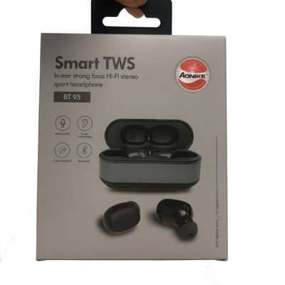 Bass Sound 300mAh 95dB V5.0 TWS Wireless Bluetooth Earbuds