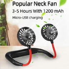 Personal Cooling 3.7V 4hrs Portable Hanging Mini Neck Fan with different color