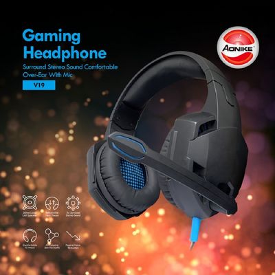 OEM Wired Gaming Headphone Easy Control Headset Mic Cool