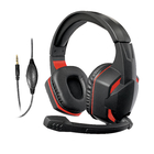 3.5mm Cool Over Ear Headset LED Wired Gaming Headphone With Microphone