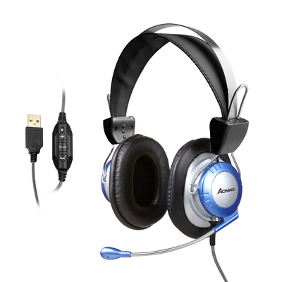 OEM 20KHz Comfortable Over Ear Wired Gaming Headphone