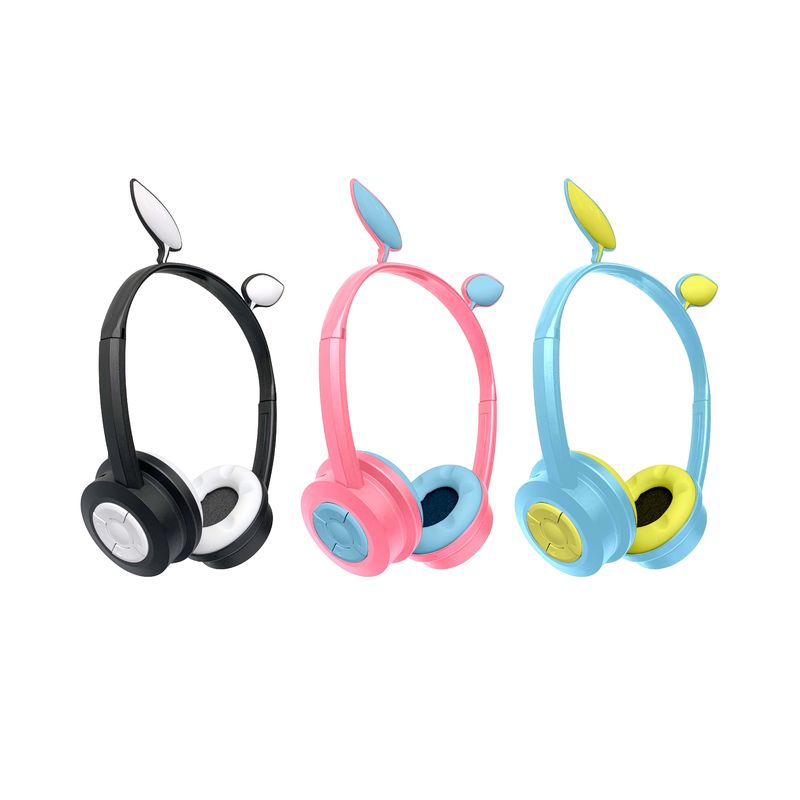Cat Wireless Headphone LED V5.0 8hrs Bluetooth Headphones  For Kids Education