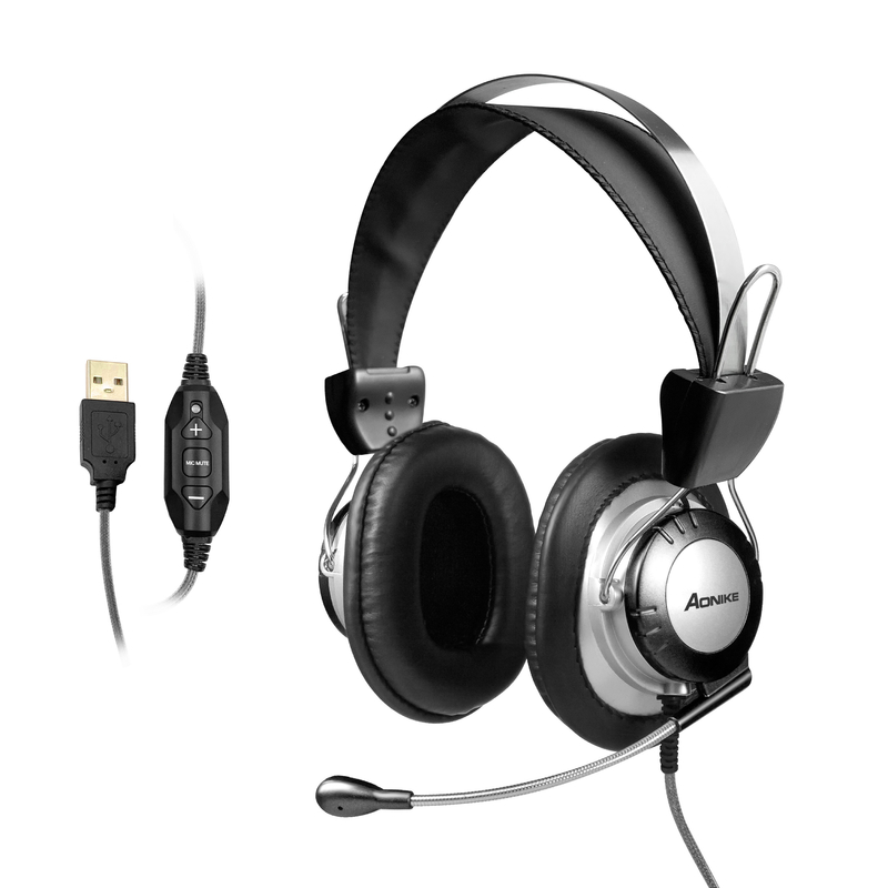 OEM 20KHz Comfortable Over Ear Wired Gaming Headphone
